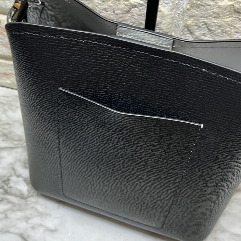 KATE SPADE Darcy Small Black Bucket Bag in EUC - Picture 7 of 16